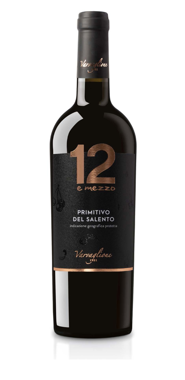 12 E Mezzo Primitivo Del Salento, <span style="font-weight: 400;"><em>полусухое</em></span> (Италия)<br>