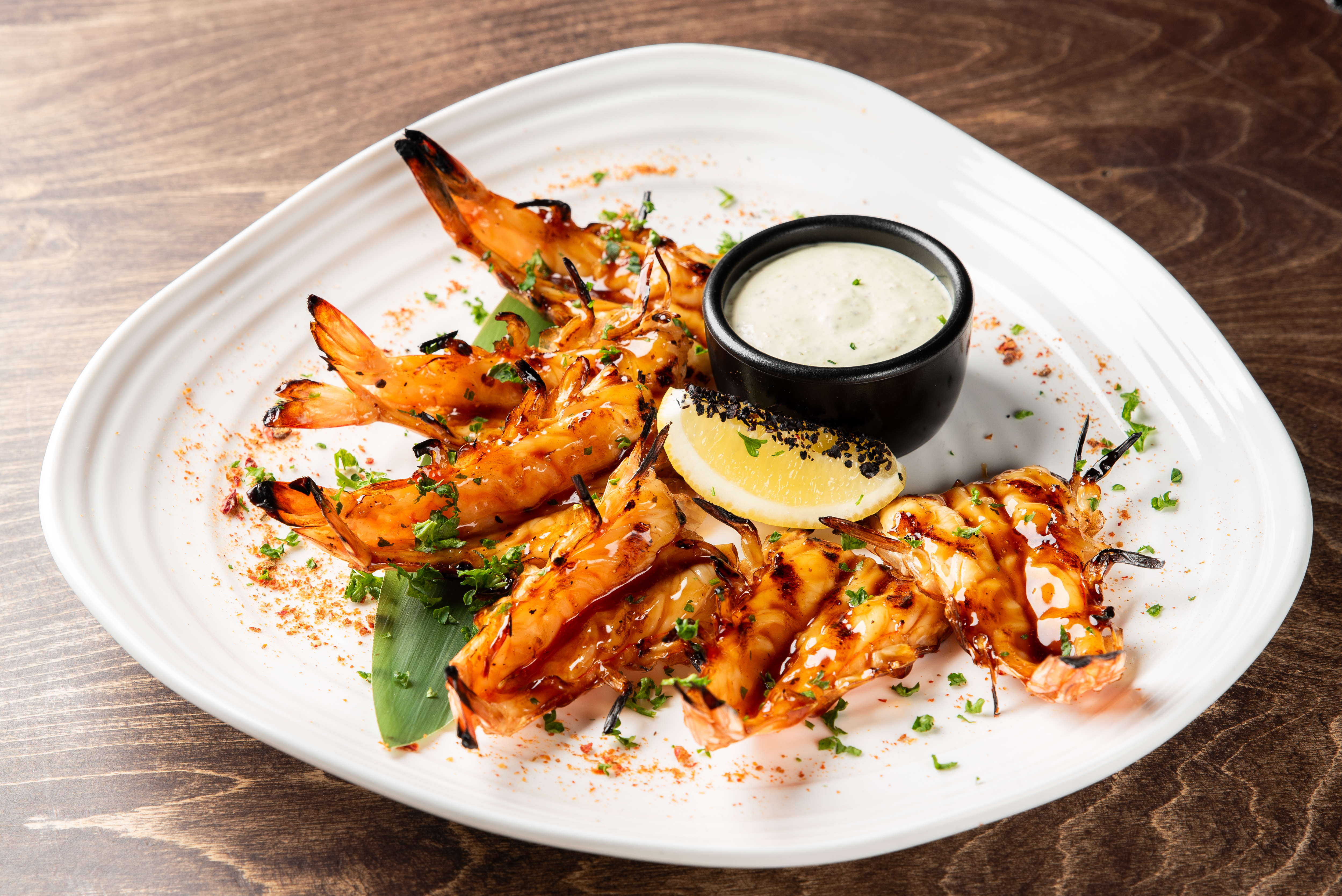 Grilled Tiger Prawns